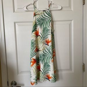 Tropical mini dress